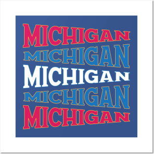 NATIONAL TEXT ART USA MICHIGAN Posters and Art